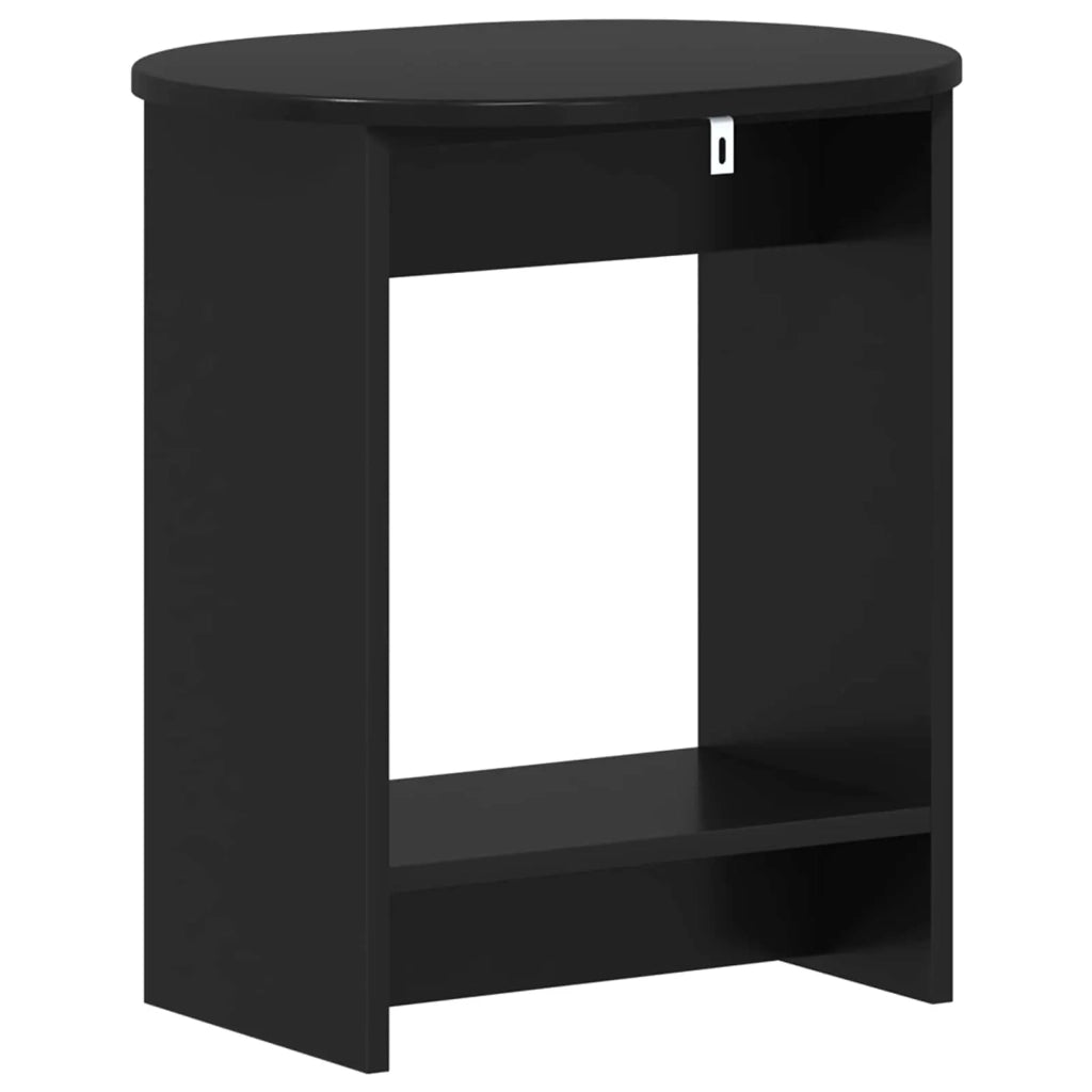 Tavolo laterale Nero 50 x 39,5 x 55 cm Legno ingegnerizzato 899853