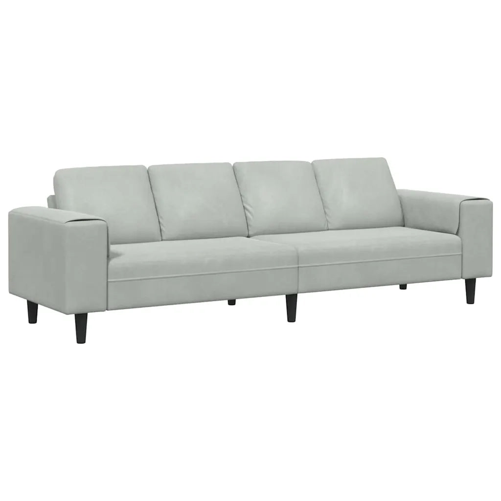 Set di divani Grigio chiaro Velluto
