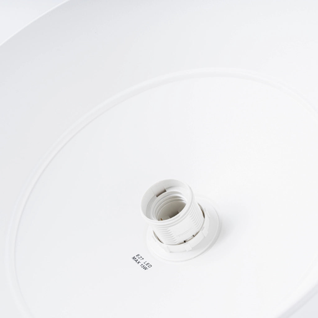 Lampada a sospensione bianca URBANO legno E27 15W Pure Lume