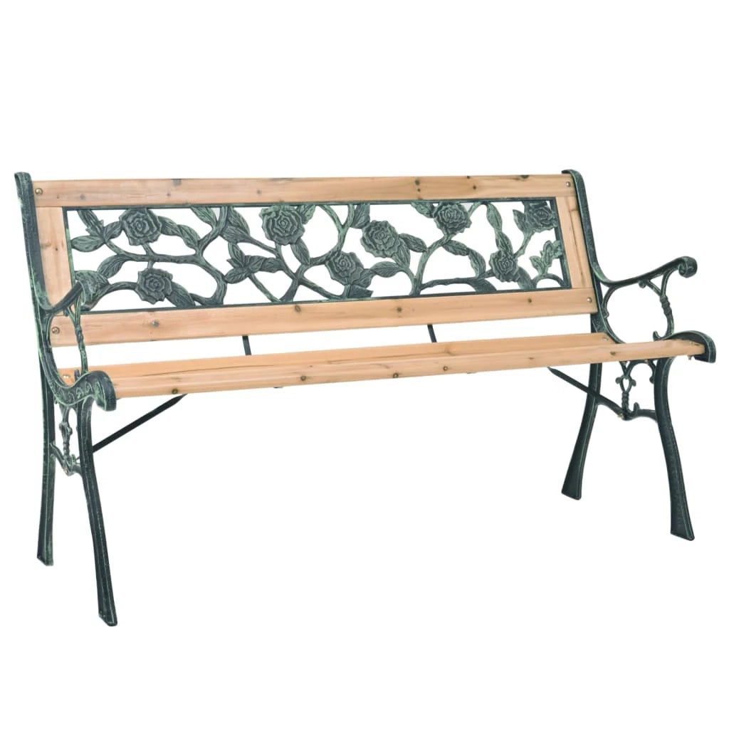 Panca da giardino mobili da esterno terrazza 122 cm legno 02_0011215