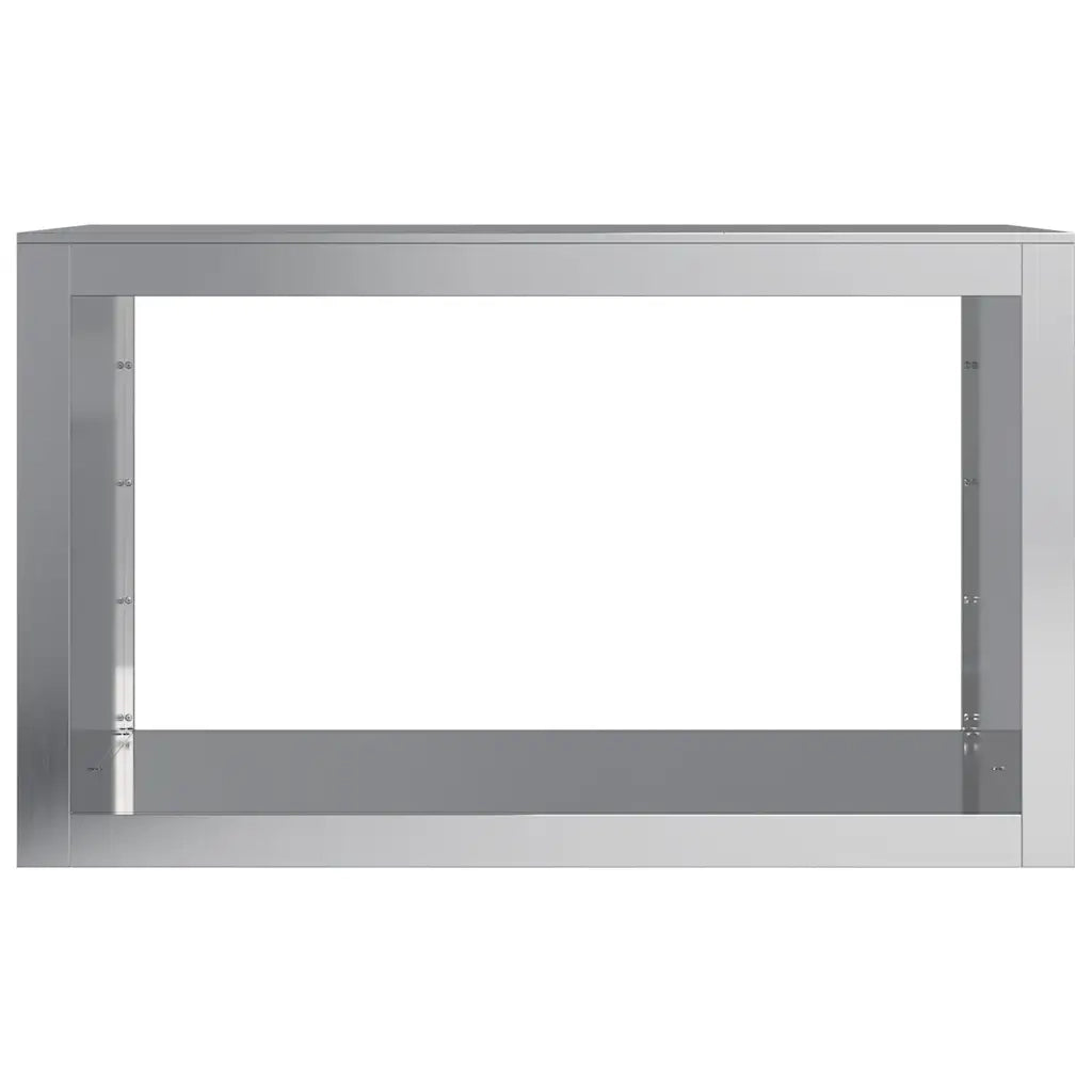 Rastrelliera per Legna 100x40x60 cm in Acciaio Zincato 850987