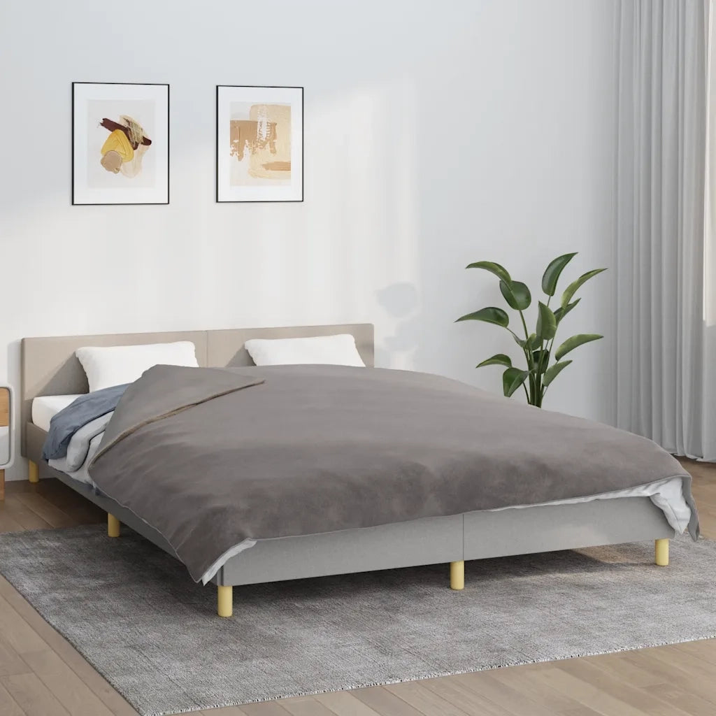 Coperta Ponderata con Copertura Grigia 200x200 cm 9 kg Tessuto 350832
