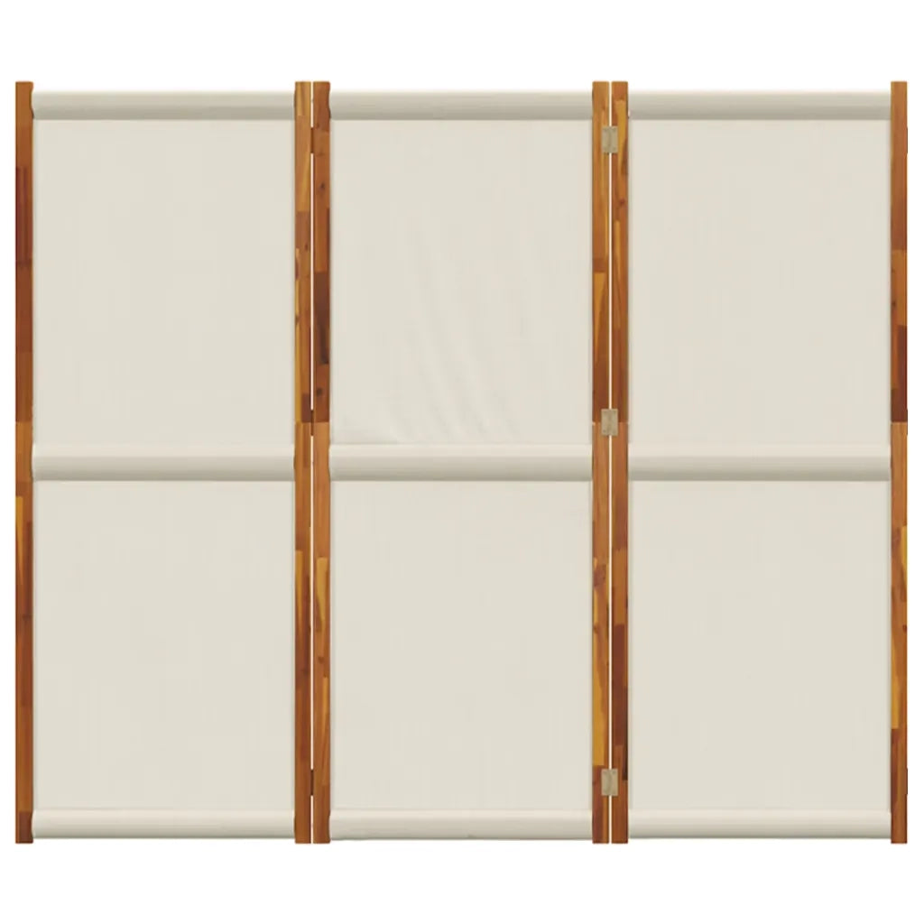Divisorio a 3 Pannelli Grigio Chiaro 210x180 cm