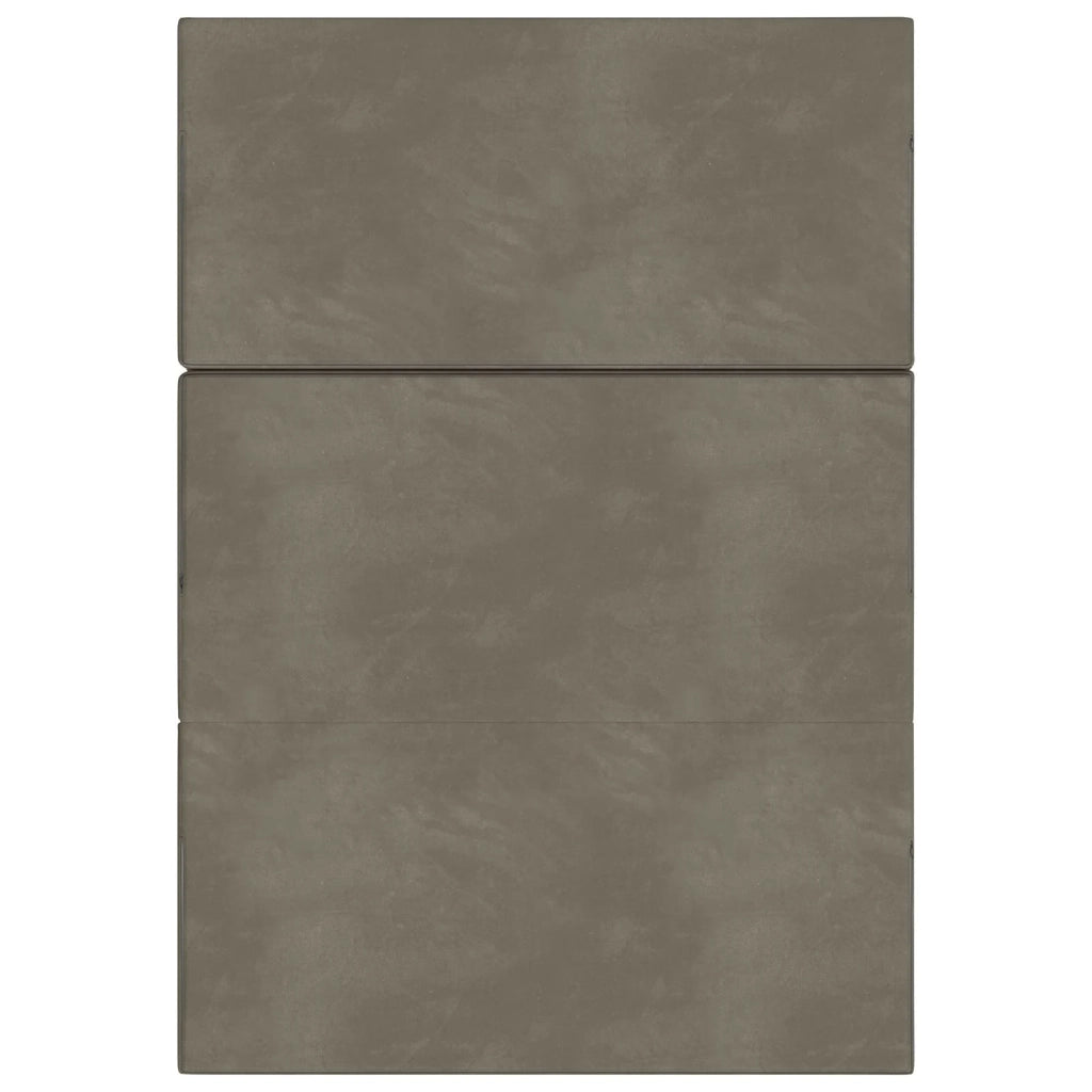 Divano Letto Pieghevole 140 x 67 x 45 cm Grigio Chiaro 900227
