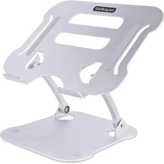Stazione regolabile Ergonomica per laptop - Alzatina per laptop in alluminio fino a 10kg, pieghevole con ventilazione
