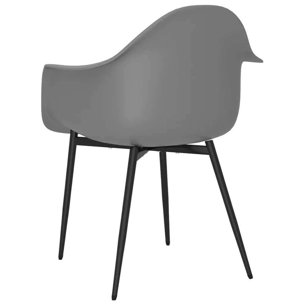 Sedie da Pranzo 6 pz Grigie in PP cod mxl 29670