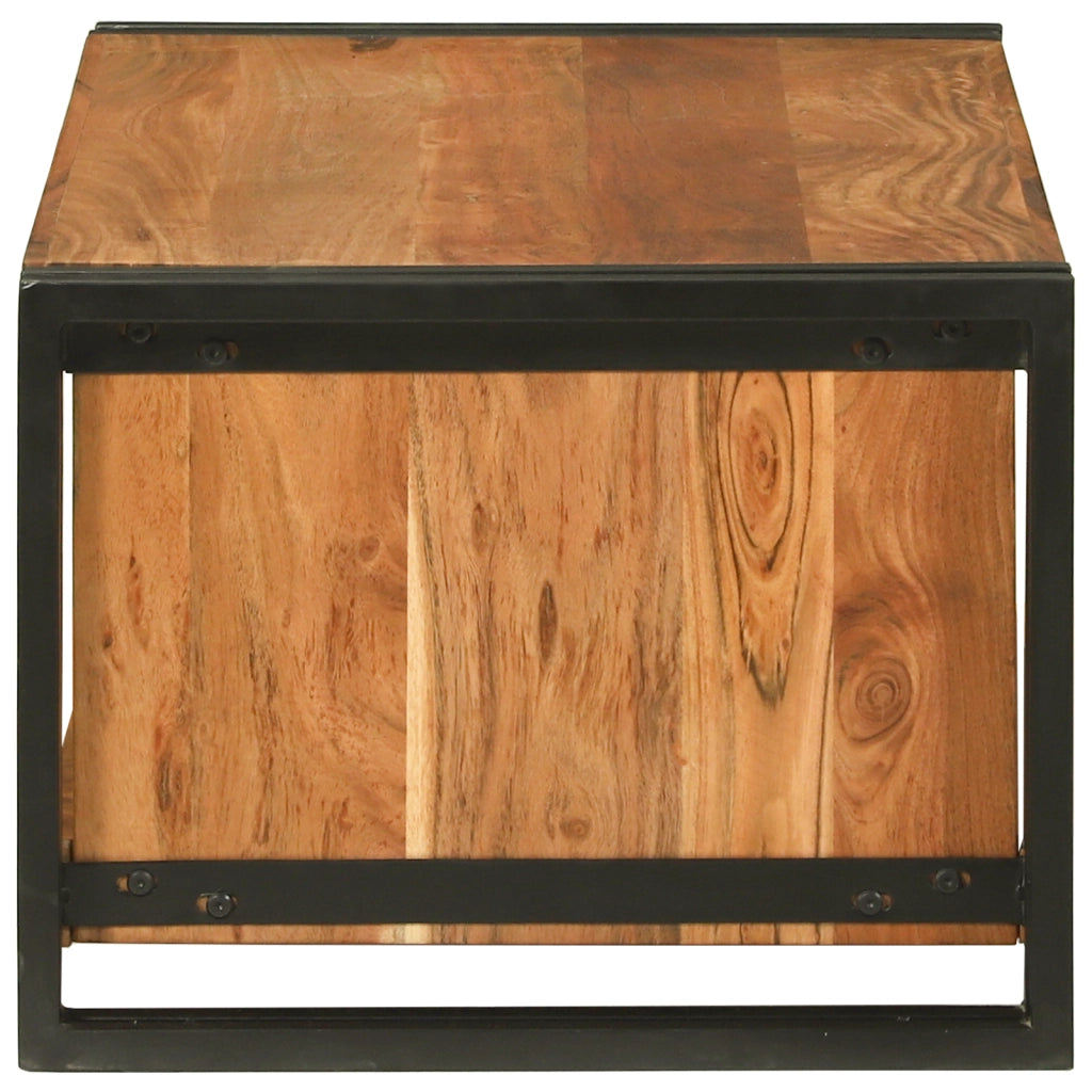 Tavolino da CaffÃ¨ 90x50x38 cm Legno Massello di Acacia