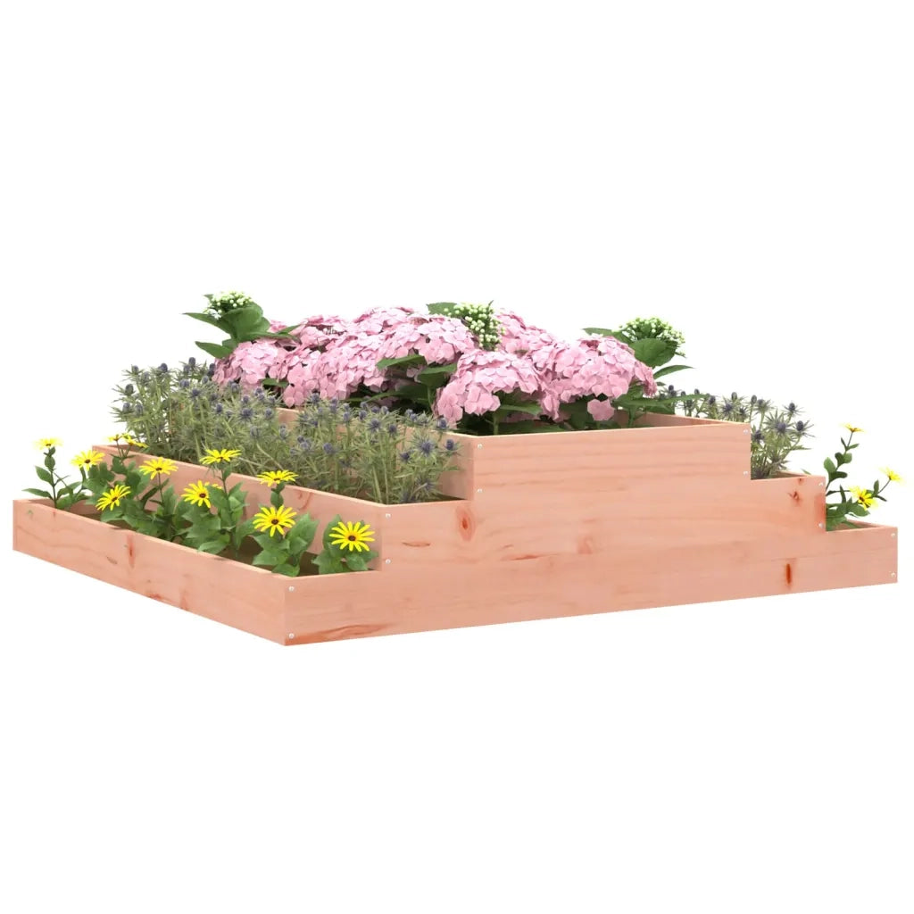 Fioriera-Vaso-Contenitore per Piante 110x110x27 cm in Legno Massello di Douglas 810428