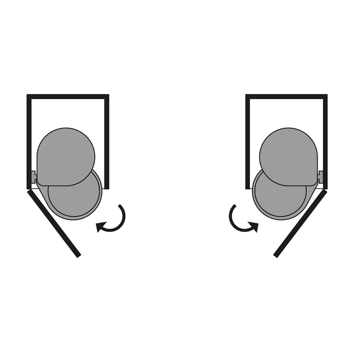 Pattumiera Differenziata per Anta 13 Litri in Plastica Emuca Bianca