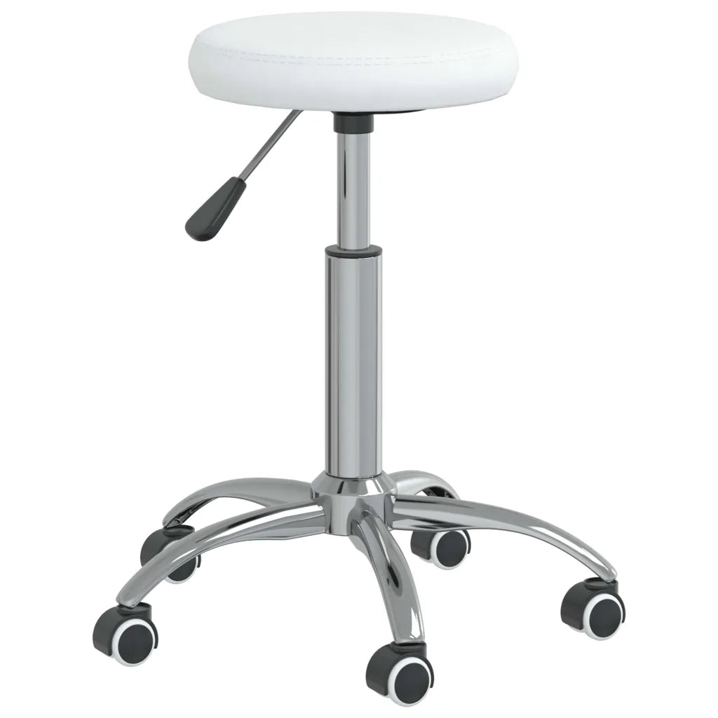 Sgabello da Massaggio in Similpelle Bianco cod mxl 54698