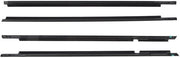 Trittico per la porta perfetto per la forma - Sigillatura della finestra - Sigillatura della porta - Sostituzione per Land Cruiser Prado 120 Serie - 4 pezzi - Materiale ABS Premium