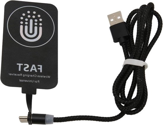 Caricatore wireless con attrazione magnetica per USB C - Qi ricevitore di caricamento wireless chip patch di caricamento
