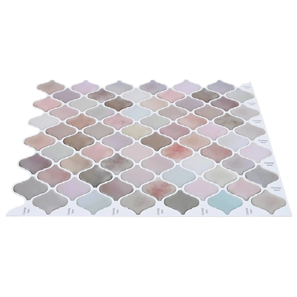 Piastrella Lanturn 10 pcs Beige 27 x 27 cm Poliuretano e PET