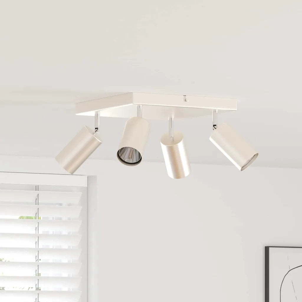 Faretto da soffitto Nichel 26 x 26 x 16 cm Metallo CFW4595992