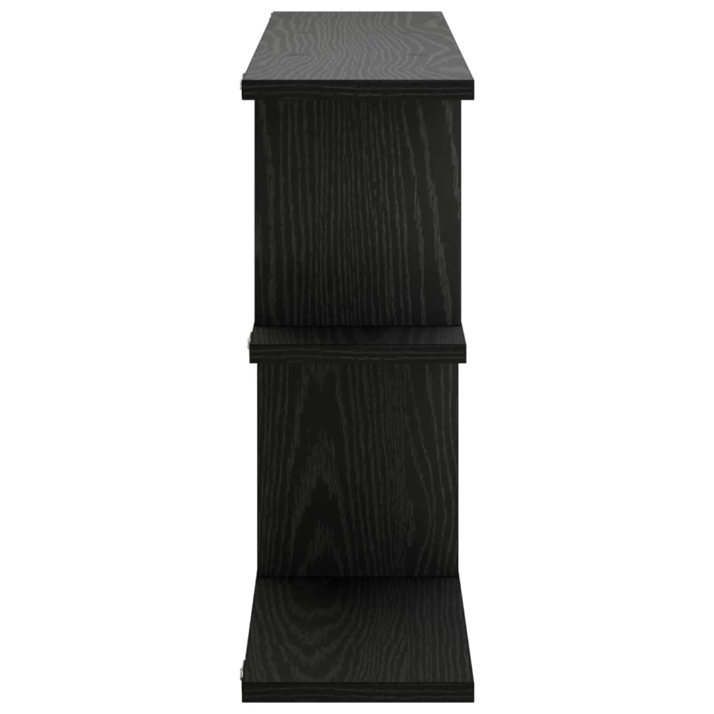 Scaffale da parete Rovere Nero 100 x 17 x 45.5 cm 8015113