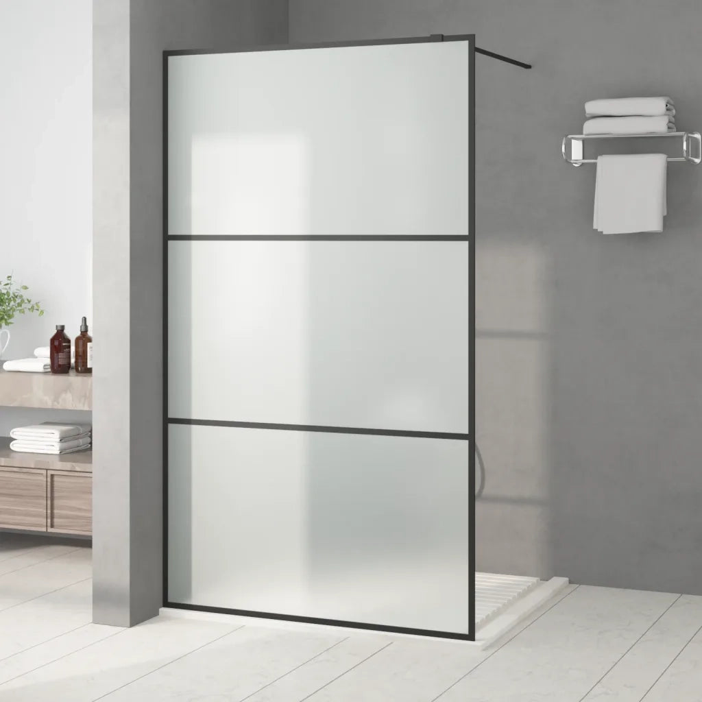 Parete Doccia Walk in 115x195 cm Vetro Smerigliato ESG CFW5716449