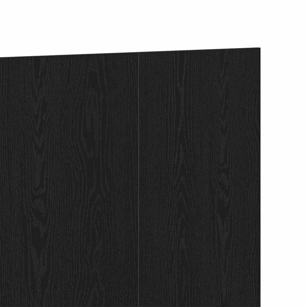 Testiera del letto Rovere Nero Legno ingegnerizzato 862736