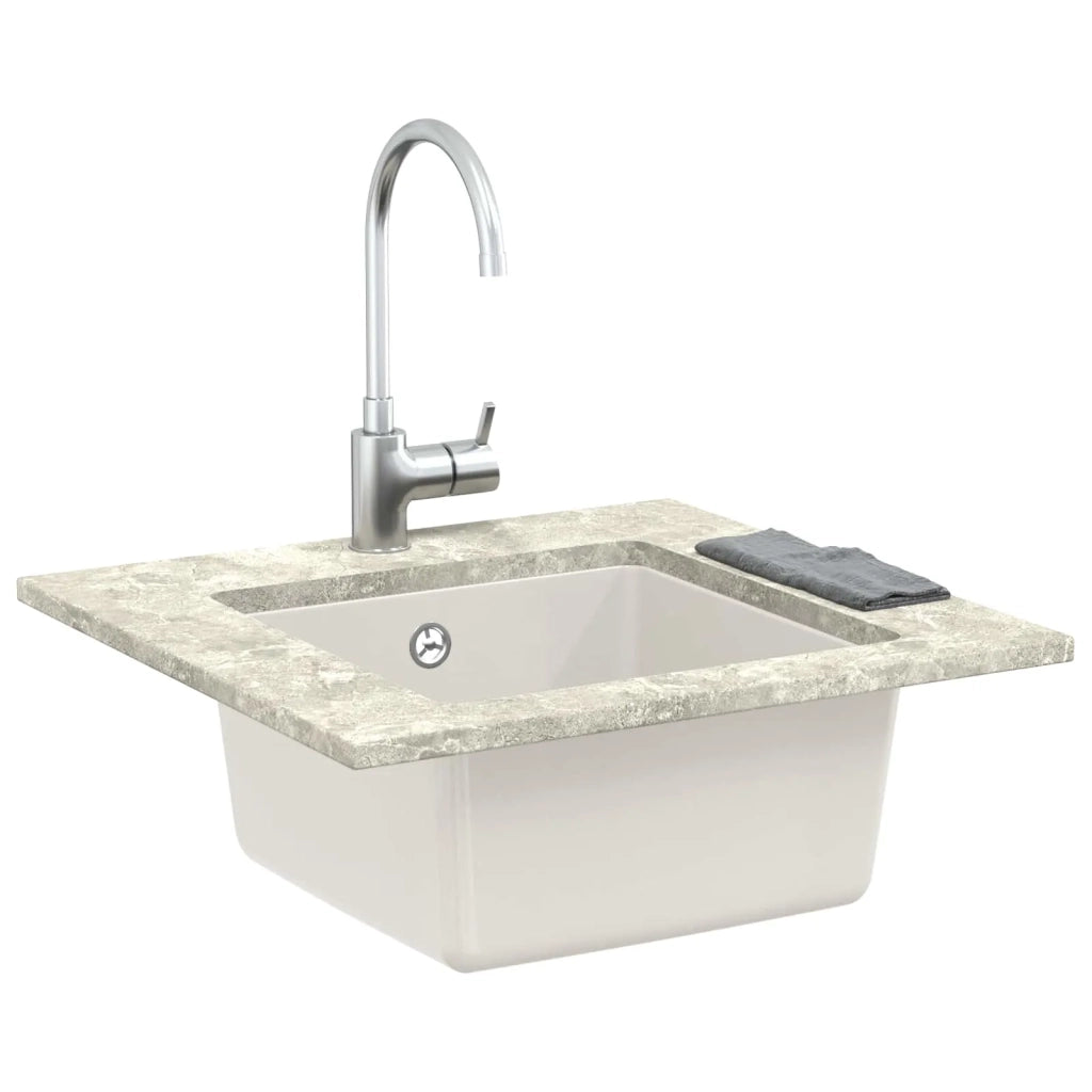 Lavello Bianco 430 x 460 mm 80% Quarzo e 20% Resina CFW5031560