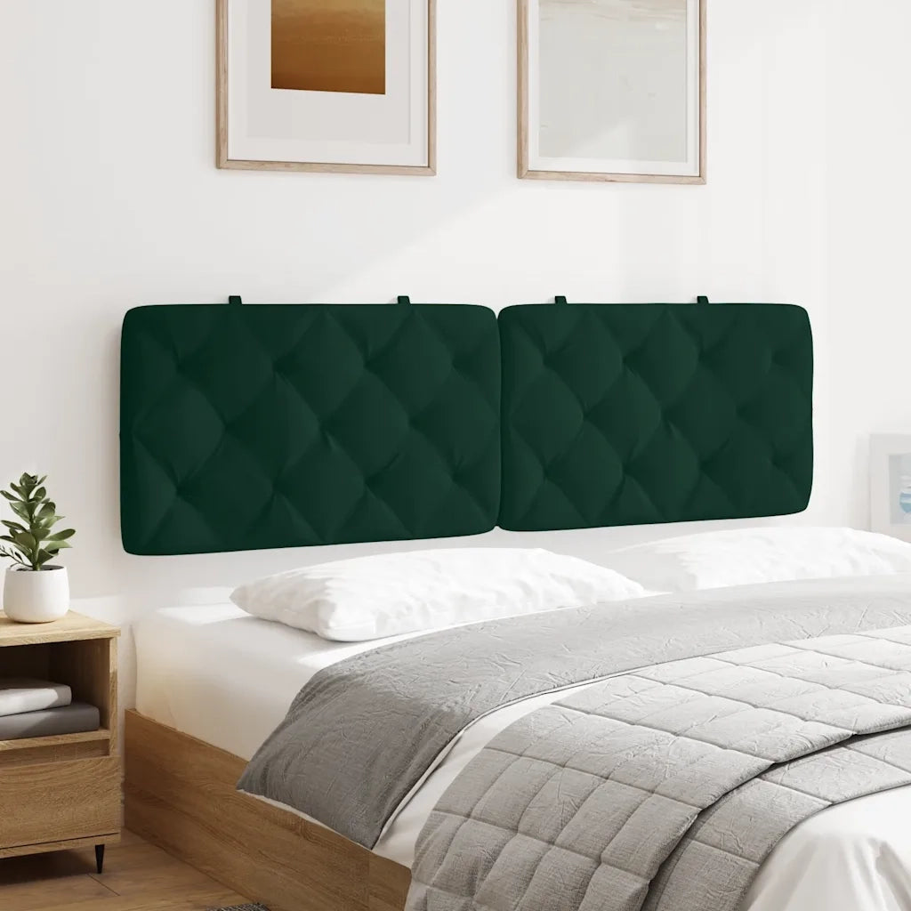 Cuscino Testiera Verde Scuro 160 cm in Velluto CFW4916999