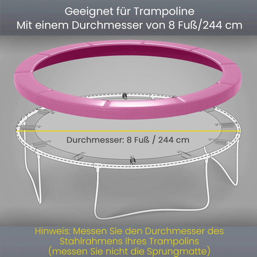 Copertura per Trampolino ¨C zephmum ¨C Rosa, ?244 cm