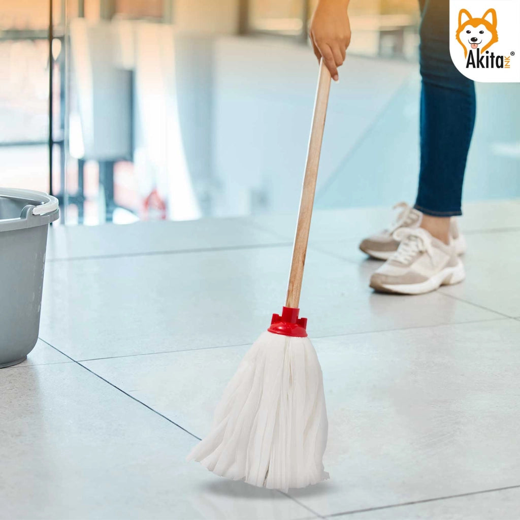 Akitaink Set 3 Mop Microfibra Ecologic Assorbenti