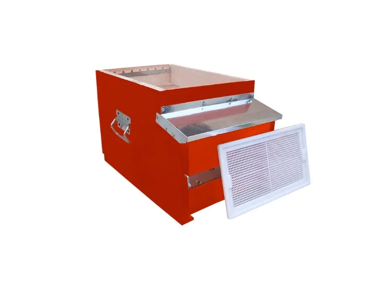 Arnia 1080A Dadant-Blatt 7 favi nomadismo fondo fisso antivarroa - Rosso mattone