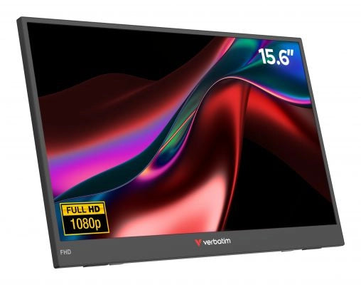 Verbatim portable 15.6" fhd monitor light monitor portatile nero 39,6 cm (15.6") lcd 1920 x 1080 pixel - 32401