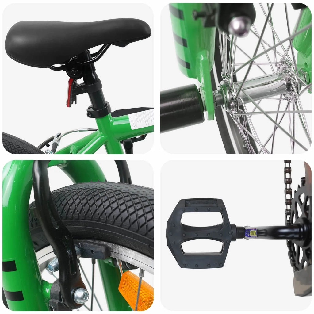 BMX 16 Pollici per 5-8 anni Verde 42009713