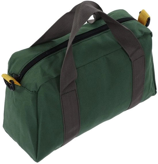 Borsa di lavoro impermeabile - Materiale in canapa - Grande apertura - Borsa trasportabile - Borsa di stoccaggio robusta - 30,5 cm