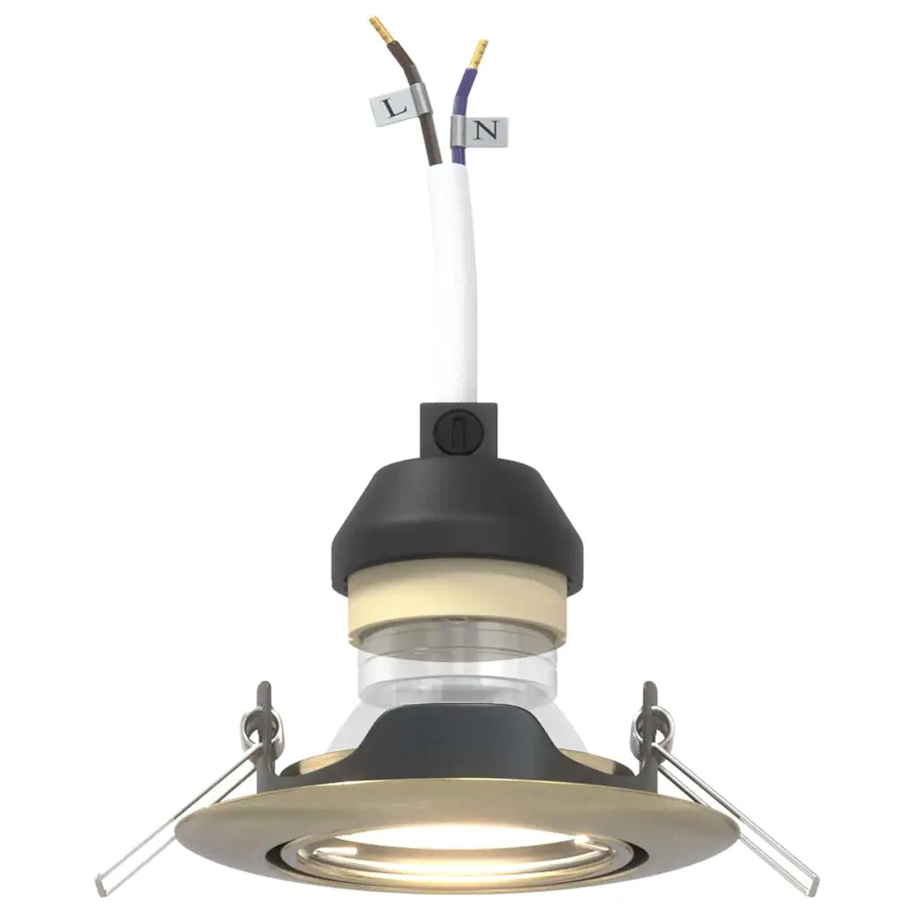 Spotlight 6 pz Ottone 9 x 9 x 2.5 cm Metallo CFW3395515