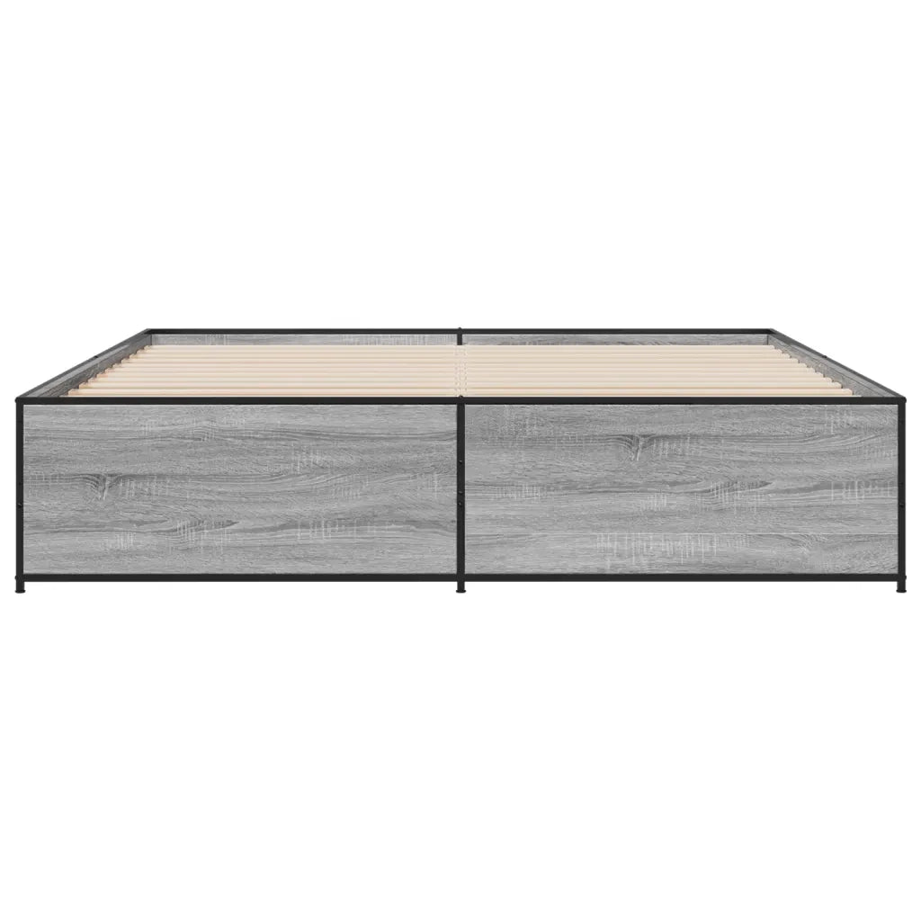 Giroletto Grigio Sonoma 200x200 cm in Legno Multistrato Metallo 3279870