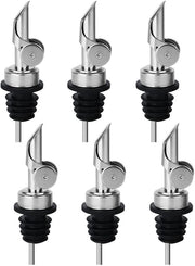 Set di 6 ciotole di dono automaticamente ripiegabili in acciaio inossidabile con stop in silicone food-safe senza fessure