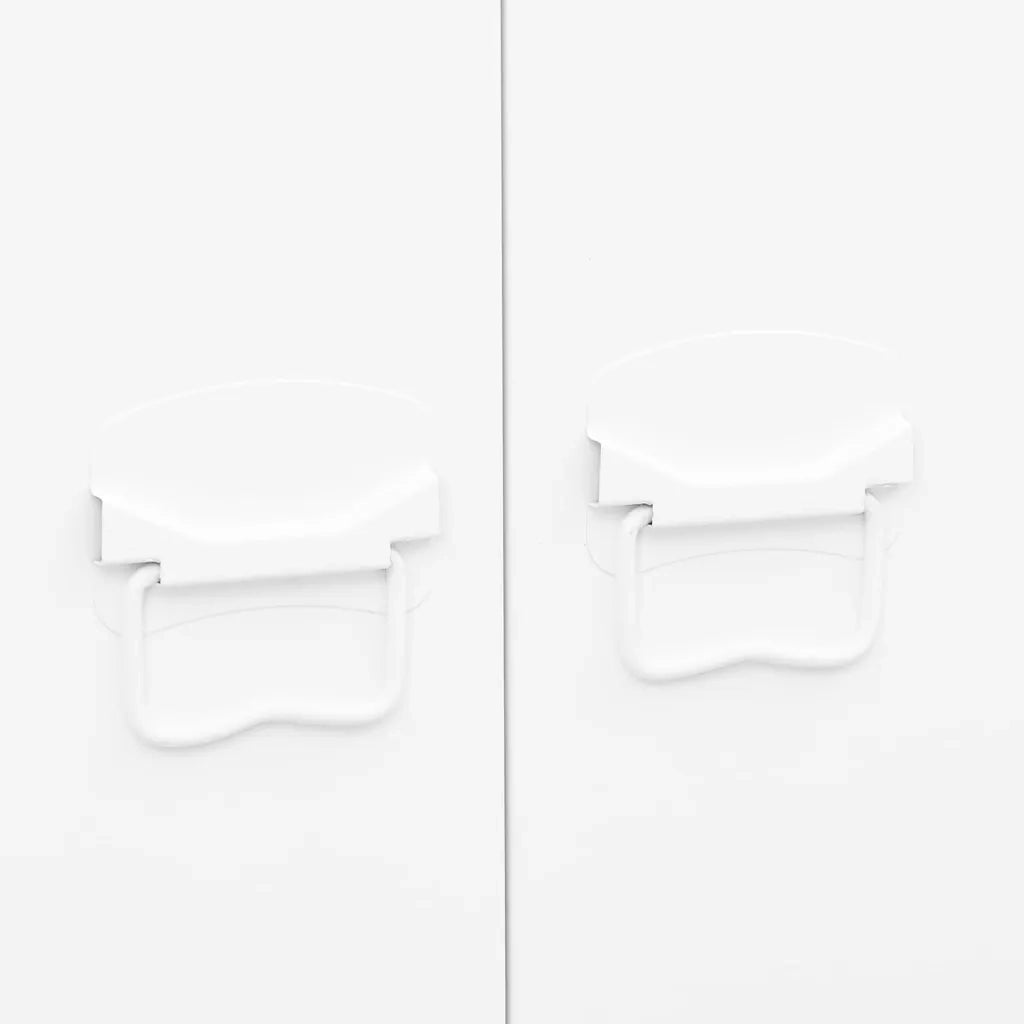 Armadio Bianco Industriale 90x50x180 cm in Metallo 339614