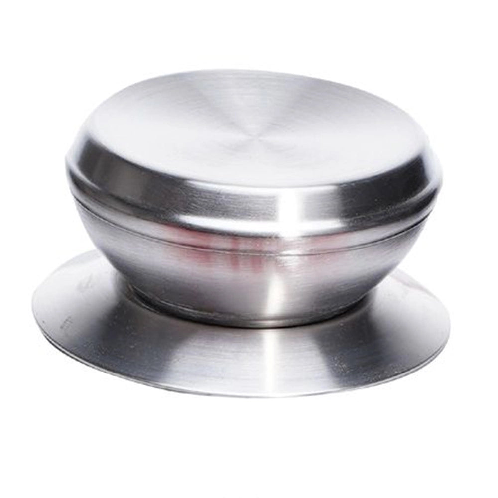 Trade Shop - Pomello Manopola Di Ricambio Per Coperchio Isolamento Termico ø6.5 Cm Argento 607415 -