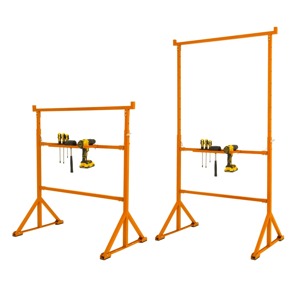 Cavalletti x4 + Supporti Tavola Malta x5 50cm Acciaio Heavy Duty