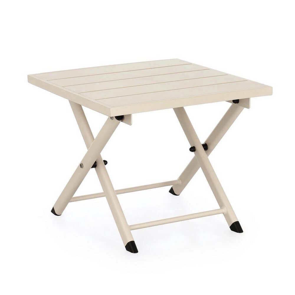 Tavolino da giardino pieghevole in alluminio 44x43 cm - AURE