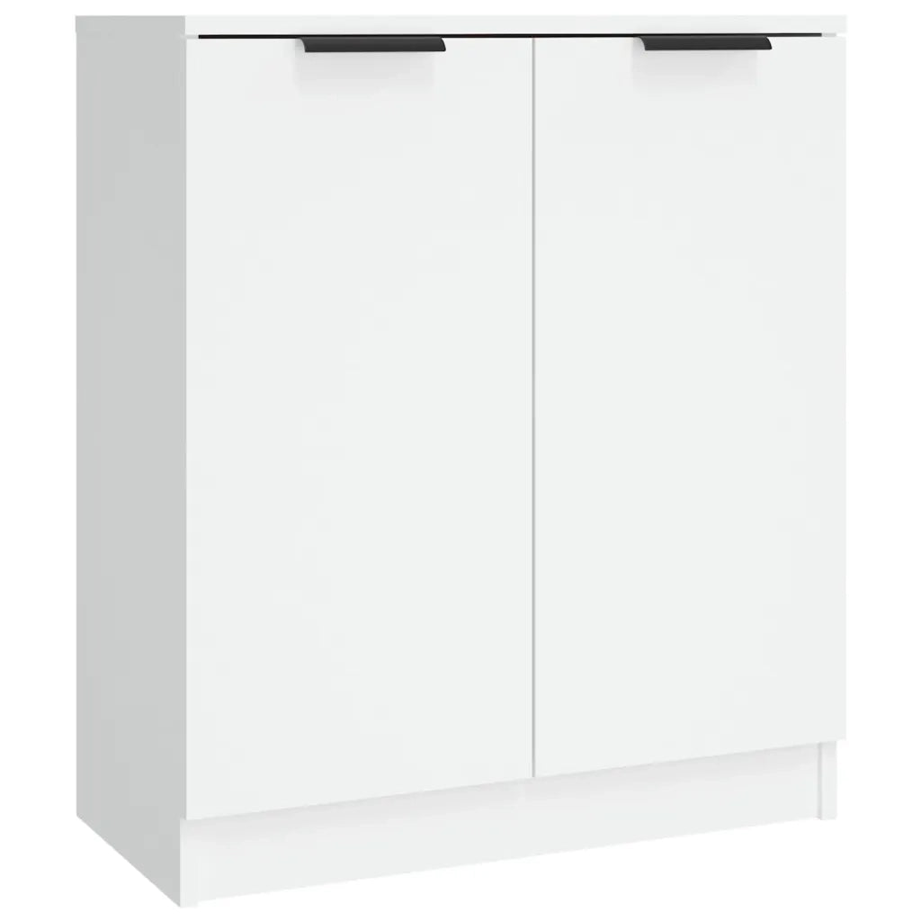 Credenze 3 pz Bianco in Legno Multistrato