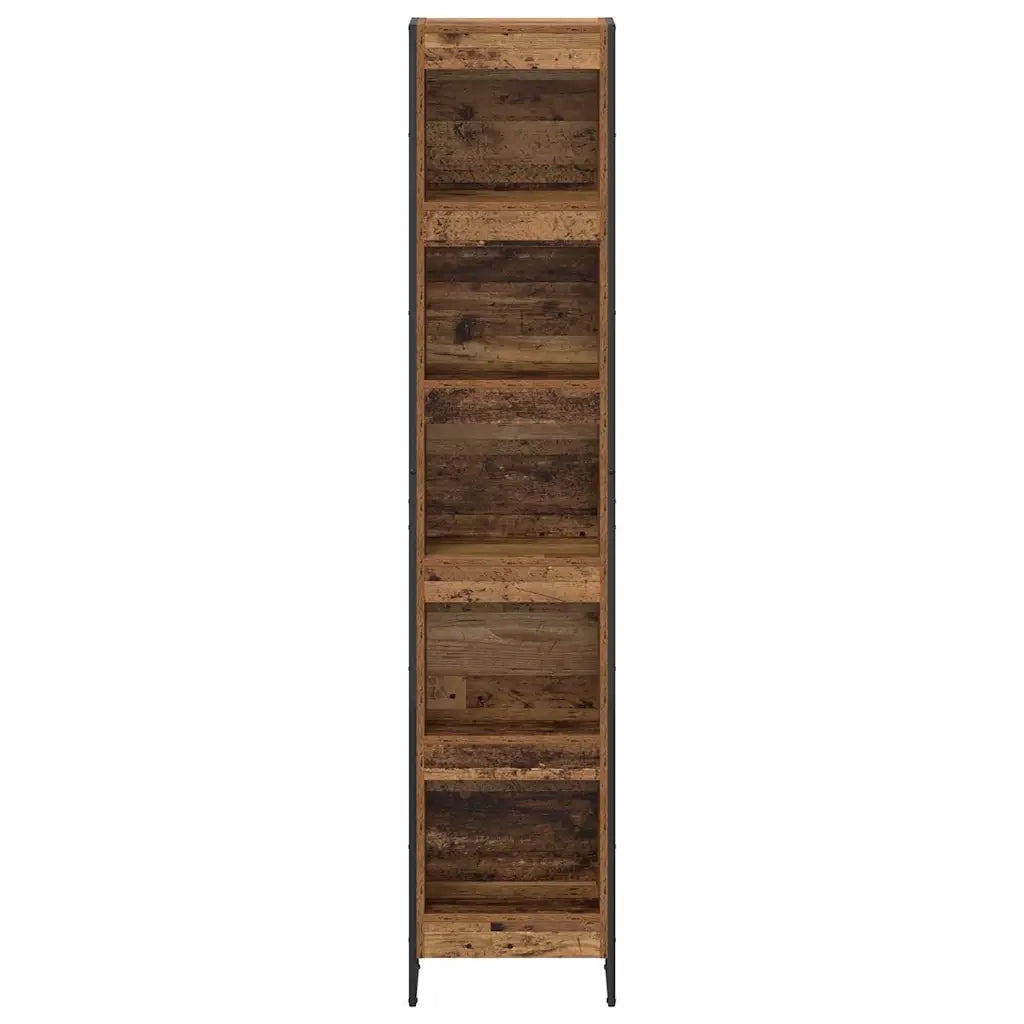 Armadio per Libri Legno vecchio 40 x 30 x 189,5 cm