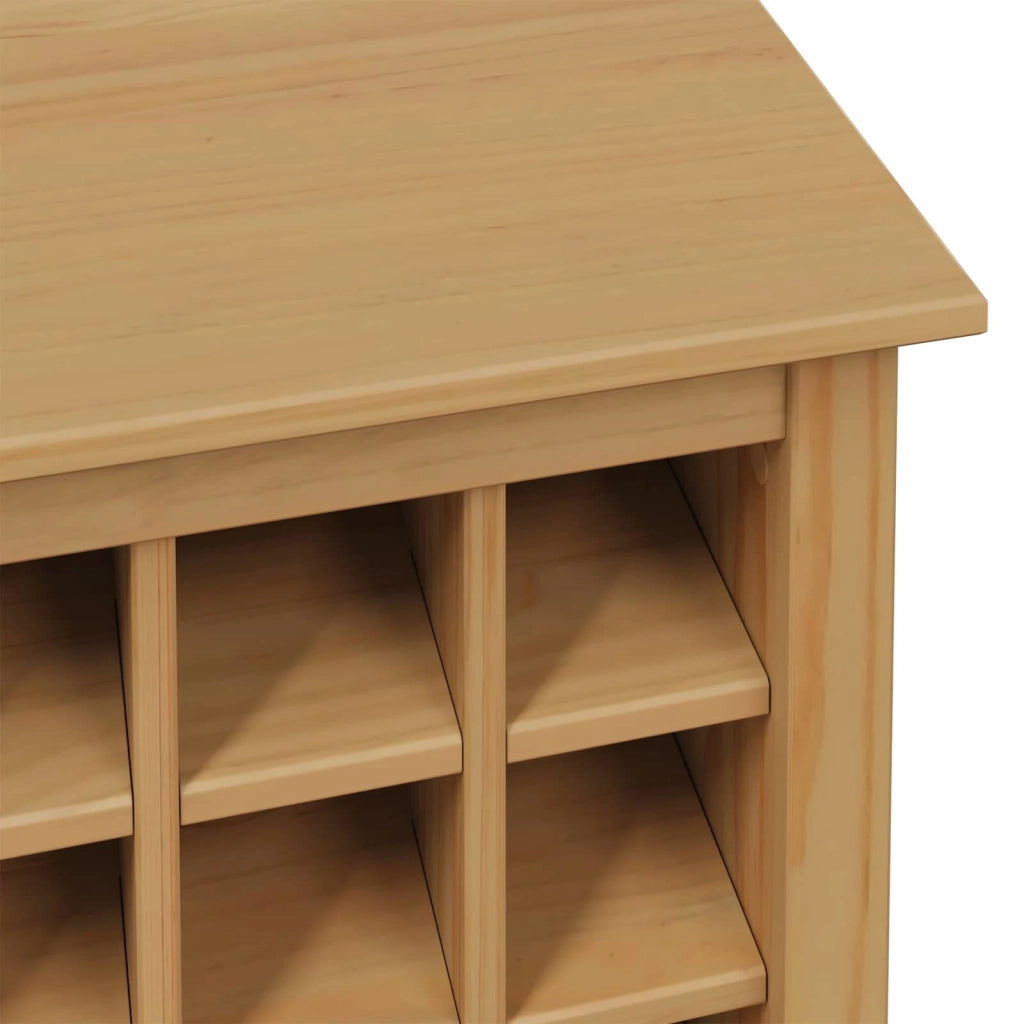 Mobile per vino HILL Marrone miele 79.5 x 40 x 107.5 cm CFW8134477