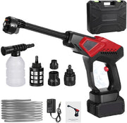 Kit di Pulizia a Pressione - 2x Batterie 5000 mAh - Sparatore a Pressione Senza Fili - Completo per Lavastoviglie