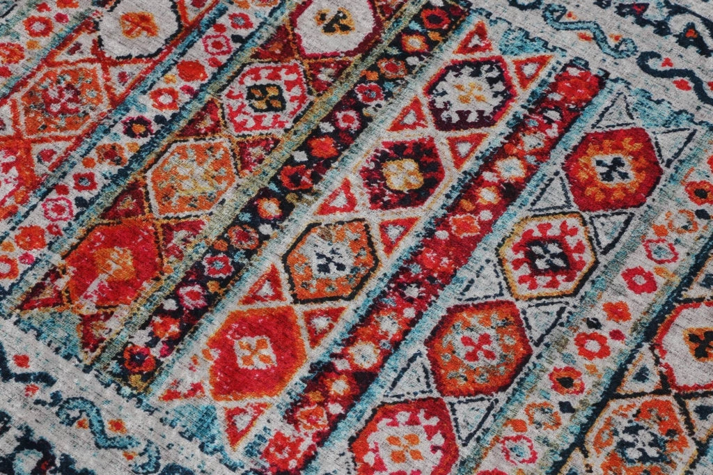 Dyersburg, Tappeto da Bagno Lavabile in Lavatrice, 60x100 cm Multicolore