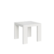 Tavolo allungabile 90x90/246 cm Roxell - Bianco Frassino