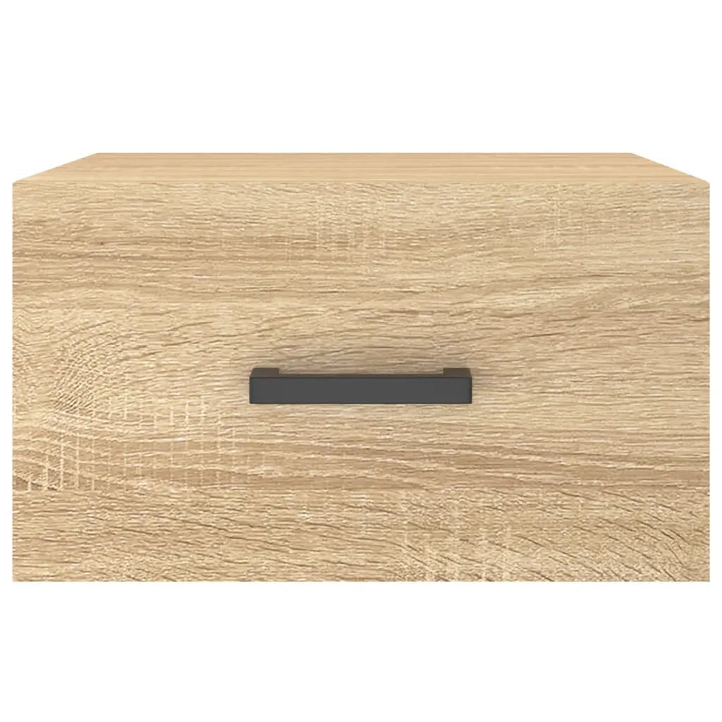 Comodino a Muro Rovere Sonoma 35x35x20 cm 829826