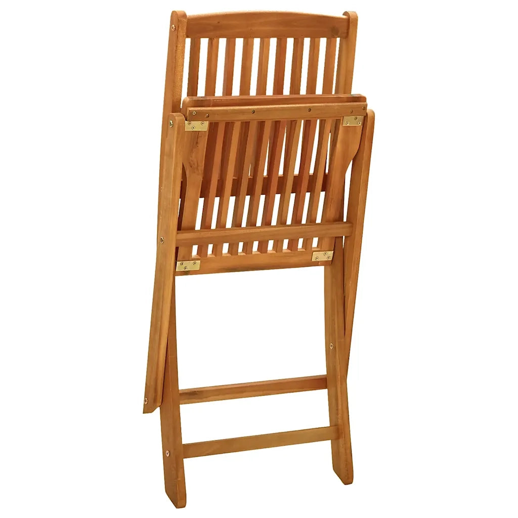 Set da Pranzo per Giardino 5 pz in Legno Massello di Acacia 3203353
