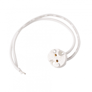 Portalampada ceramico G5.3 MR16 G4 cavo 15 cm Ecolight