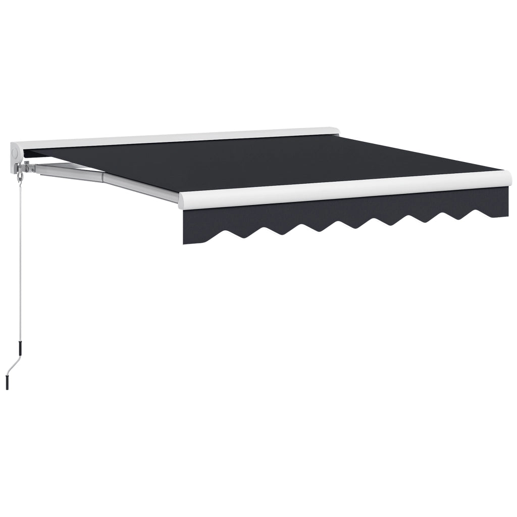 Toldo Retrattile Elettrico 250x200 cm ¨C zephmum ¨C Grigio, Alluminio