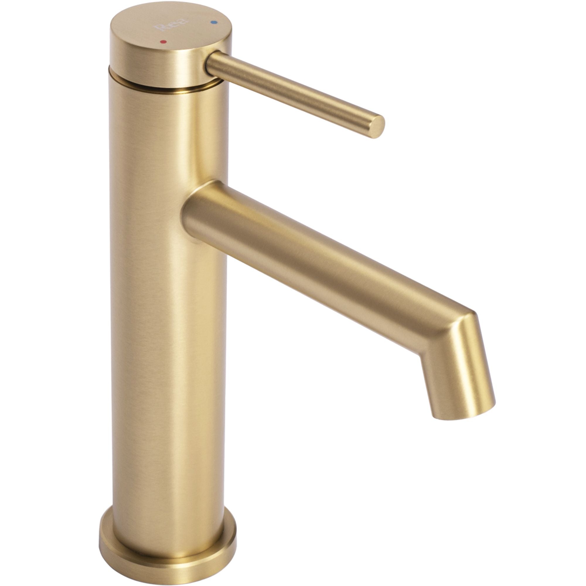 Rubinetto Da Lavabo Rea Foss Gold Brush Low