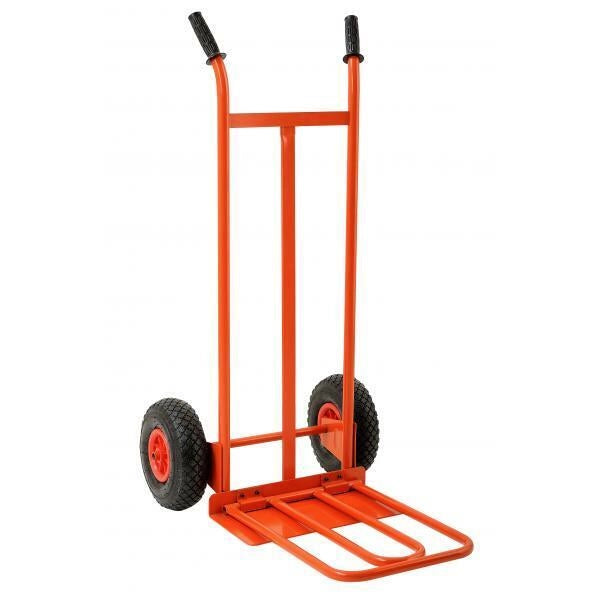 Carrello In Acciaio Ruote Pneumatiche E Pala Basculante Portata 200 Kg - Gierre
