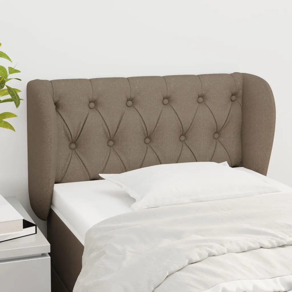 Testiera ad Orecchio Tortora 83 x 23 x 78/88 cm in Tessuto 3117458