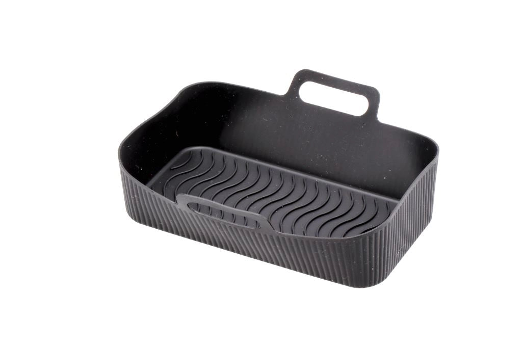 Teglia in Silicone per Friggitrice ad Aria con Manici 17,5 x 16 x 6,5 cm